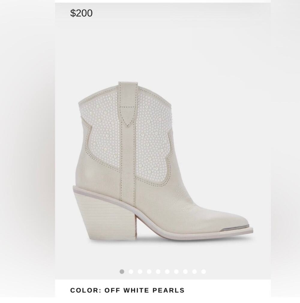 Dolce Vita $200 Nashe Boots White